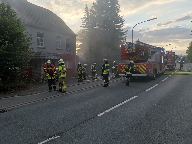 POL-HSK: Festnahme nach Brand!